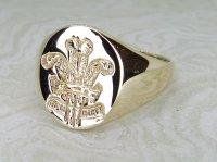 Antique Guest and Philips - Yellow Gold Signet Ring R5742