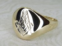 Antique Guest and Philips - Yellow Gold Signet Ring R5747