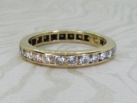 Antique Guest and Philips - Diamond Set, Yellow Gold - Full Eternity Ring R5299