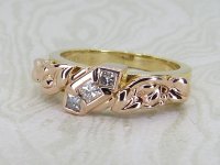Antique Guest and Philips - Diamond Set, Yellow Gold - Rose Gold - Clogau  Ring R5403