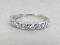 Antique Guest and Philips - Diamond Set, White Gold - Half Eternity Ring R5414