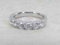 Antique Guest and Philips - Diamond Set, White Gold - Half Eternity Ring R5415