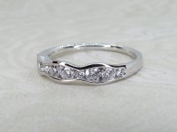 Antique Guest and Philips - Diamond Set, White Gold - Half Eternity Ring R5419