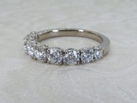 Antique Guest and Philips - Diamond Set, White Gold - Half Eternity Ring R5424