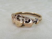 Antique Guest and Philips - Rose Gold Heart Ring R5440