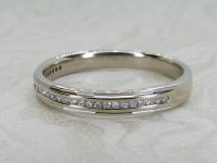 Antique Guest and Philips - Diamond Set, White Gold - Channel Set Ring R5469