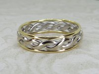 Antique Guest and Philips - Yellow Gold Woven Ring R5757