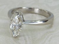 Antique Guest and Philips - Diamond Set, White Gold - Single Stone Ring R5766