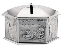 Royal Selangor - Teddy Bear, Pewter Coin Box in Box 016438RG