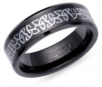 Unique - Celtic Design, Tungsten - Ring, Size 64 TUR-169-64