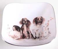 Guest and Philips - Aluminium - Spaniel Square Bowl, Size 16cm 6610-3S