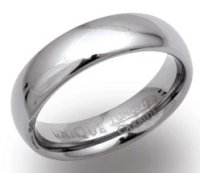 Unique - Tungsten - Ring, Size 56 TUR-8-56