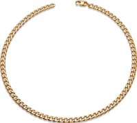 Unique - Yellow Gold Plated - Necklace, Size 50cm LAK-214-50CM