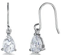 Jools - Cubic Zirconia Set, Sterling Silver - Earrings hbe6x9fpr