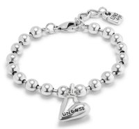 Uno de 50 - Beads and Heart, Silver Plated Bracelet PUL2402MTL0000M