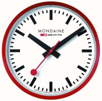 Mondaine - Aluminium Wall Clock 990CLOCK11SB