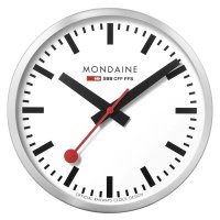 Mondaine - Aluminium Wall Clock 995CLOCK16SB