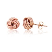 Mark Milton - Rose Gold 9ct Knot Stud Earrings - 8J11R