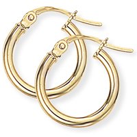 Guest and Philips - Yellow Gold 9ct Hoop Earrings E550