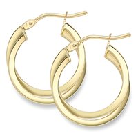 Guest and Philips - 9ct Hoop Yellow Gold Earrings