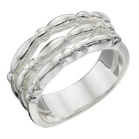 Gecko - Sterling Silver TRIPLE RING R3789