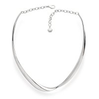 Kit Heath - Serenity , Rhodium Plated Grande Collar Necklace 91186RP