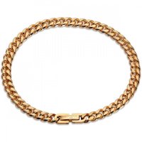 Unique - Yellow Gold Plated Stainless Steel Bracelet LAB-233-21CM