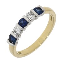 Guest and Philips - Sapphire Set, Yellow Gold - 18ct D 0.51ct Sap 0.87ct HET Ring 21580K1