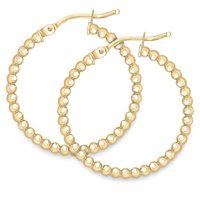 Guest and Philips - 9CT, Yellow Gold Hoop EARRINGS ER963