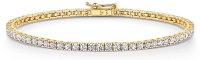 Jools - Cubic Zirconia Set, Yellow Gold Plated - Tennis Bracelet hbb1016-yg