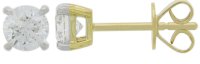 Guest and Philips - Lab Grown Diamond Set, Yellow Gold - White Gold - 9ct 80pt 2st Stud Earrings 09EASD96101