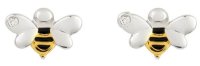 Gecko - Sterling Silver BEE STUD EARRINGS E6156