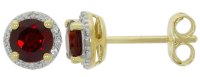 Guest and Philips - Diamond Set, Yellow Gold - White Gold - 9ct D 3pt 8st Gar 2st Earrings 09EASG87753