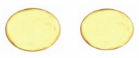 Dalaco - Yellow Gold Plated Oval Cufflinks 90-7021