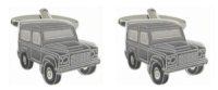 Dalaco - Land Vehicle, Stainless Steel Cufflinks 90-1282