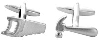 Dalaco - Saw & Hammer, Stainless Steel Cufflinks 90-1001