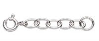 Kit Heath - Extender, Rhodium Plated - Sterling Silver - Chain, Size 1" KHBREX3