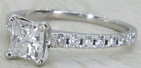 Antique Guest and Philips - Diamond Set, Platinum - Single Stone Ring R5491