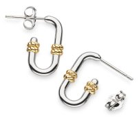 Kit Heath - MARINA ROPE, Sterling Silver STUD EARRINGS 41092GRP