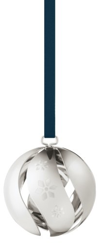 Georg Jensen - Ball, Rhodium Plated CC2024 Ornament 10020403