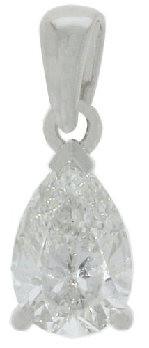 Guest and Philips - Lab Grown Diamond Set, Platinum - 80pt 1st Pear Pendant PLCIDI96408