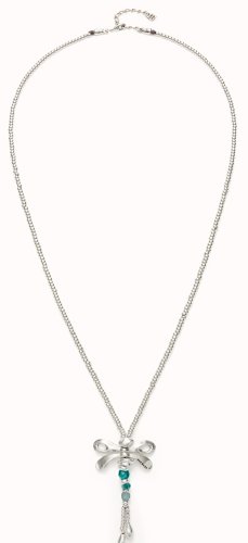 Uno de 50 - Ser Rebelde, Silver Plated Necklace COL1963VRDMTL0U