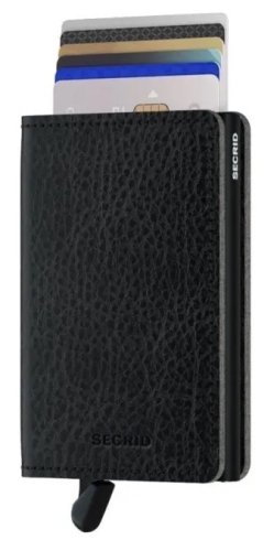 Secrid - Slimwallet, Aluminium Wallet SVg-Black-Black