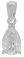 Guest and Philips - Lab Grown Diamond Set, Platinum - 80pt 1st Pear Pendant PLCIDI96408