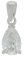 Guest and Philips - Lab Grown Diamond Set, Platinum - 80pt 1st Pear Pendant PLCIDI96408