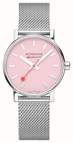 Mondaine - Wild Rose, Stainless Steel - Quartz Watch, Size 35mm MSE35130SM