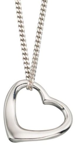 Gecko - Sterling Silver HEART NECKLACE P353