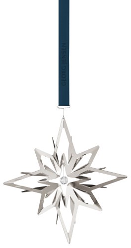 Georg Jensen - CC2024 Star, Rhodium Plated Christmas Decoration 10020387