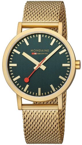 Mondaine - Stainless Steel - IP Coated Quartz Watch, Size 40mm A6603036060SBM