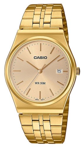 Casio - MTP, Yellow Gold Plated Analogue Watch MTP-B145G-9AVEF